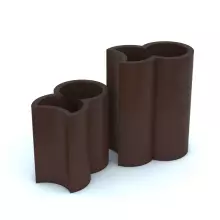 Donica z polietylenu ADDPOT ST-ADDPOT50 czekolada