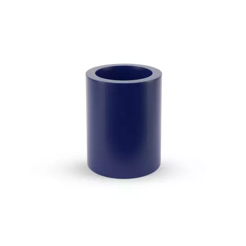Niebieska donica o kształcie walca Hebe 50 cm