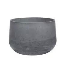 Donica betonowa BOWL L 90x60 cm kolor grafitowy