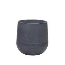 Donica betonowa BOWL S 45x45 cm grafitowy