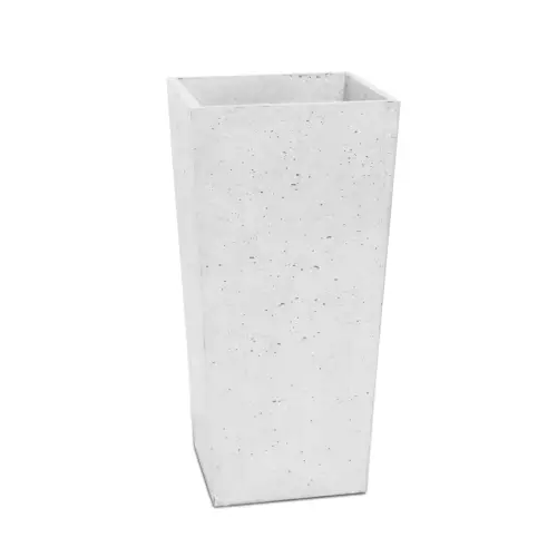 Donica z betonu Cone M w kolorze białym