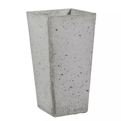 Donica betonowa Cone 32x32x63 kolor szary