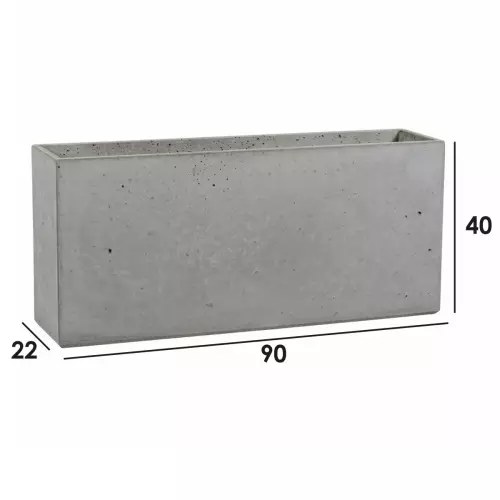 Wymiary donicy betonowej Linea L