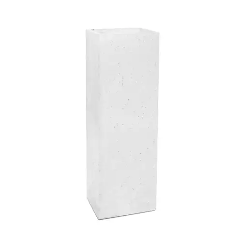 Donica betonowa TOWER L 31x25x93 biały