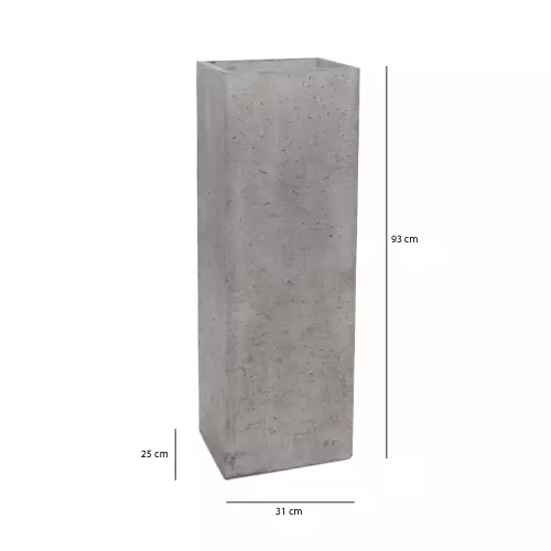 Wymiary donicy betonowej Tower L