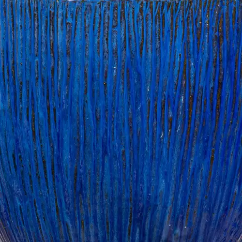 Faktura powierzchni donicy BRE B niebieski morski