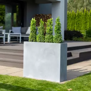 donica na taras 90 cm szary beton