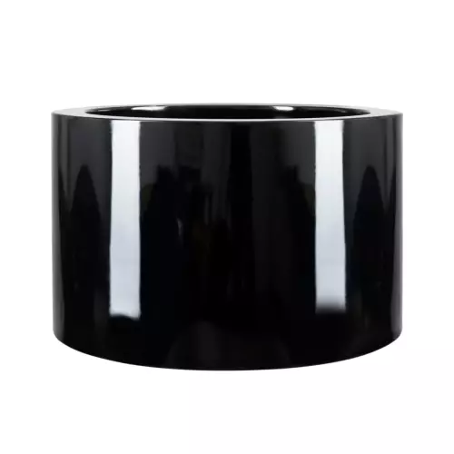 Donica z włókna szklanego D901C w kolorze czarny połysk