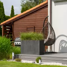 Donica z włókna szklanego D272B grafitowy beton