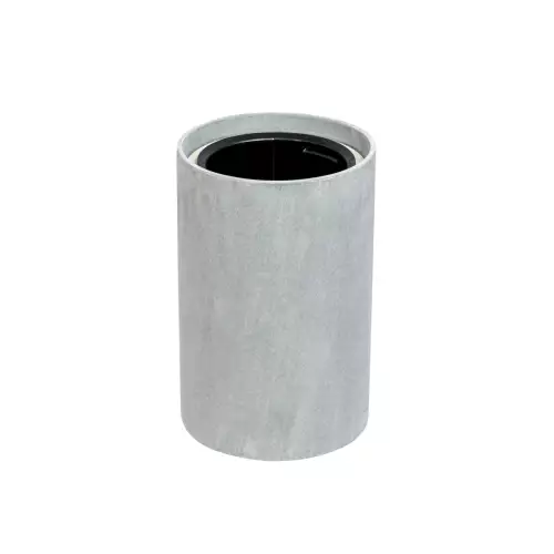 Donica D101C szary beton z wyjmowany wkładem