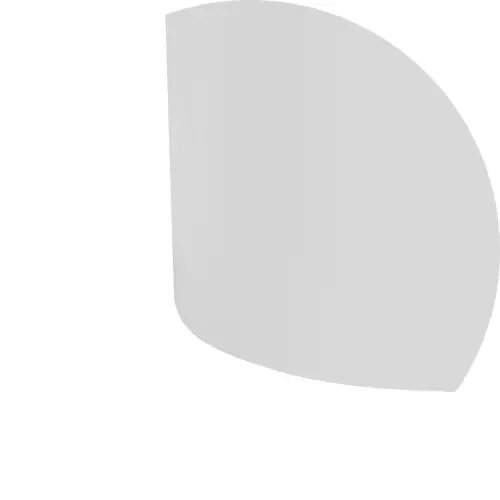Dolna krawędź donicy D101C w kolorze biały połysk