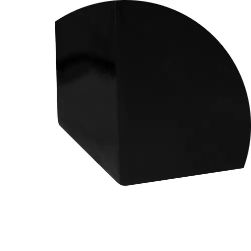 Dolny narożnik donicy D272L w kolorze czarny połysk