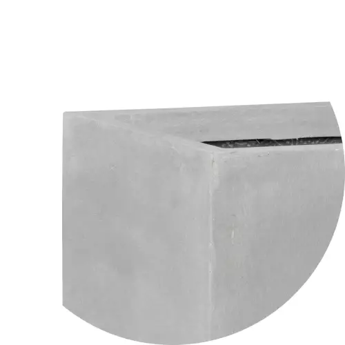 Górny narożnik donicy D272S w kolorze szary beton