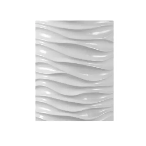 Donica D7087C biały połysk - faktura powierzchni