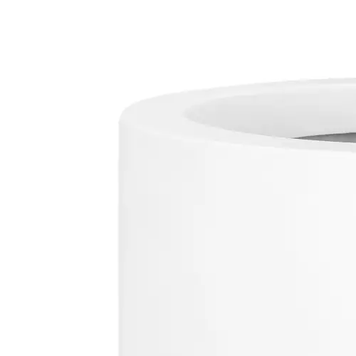 Górna krawędź donicy D901N w kolorze biały mat