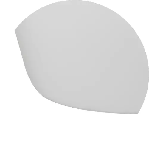 Dolna krawędź donicy D982C w kolorze biały połysk