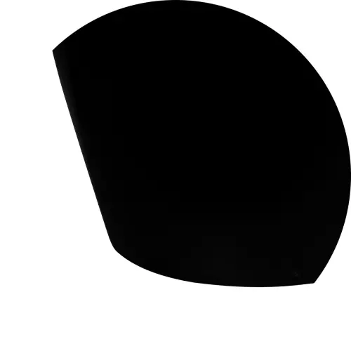 Dolna krawędź donicy D982C w kolorze czarny połysk
