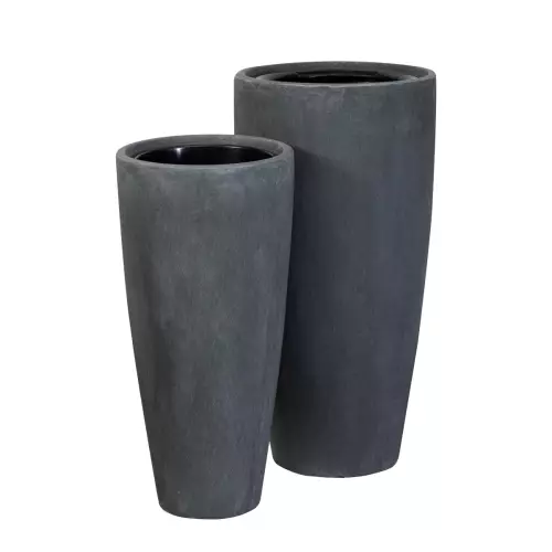 Donice D282C (66 cm) i D282D (76 cm) w kolorze grafitowy beton