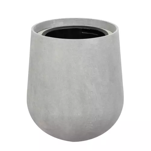 Donica ZADORA Classic SQ65 szary beton z wkładem