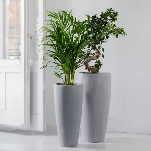 Donice D282C 66 cm i D282D 76 cm szary beton