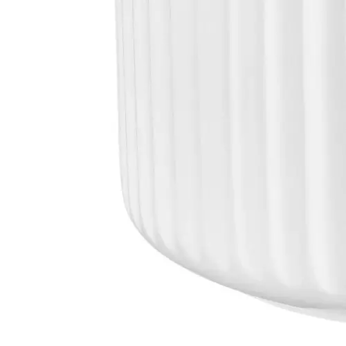 Dolna krawędź donicy LEO24 w kolorze biały mat