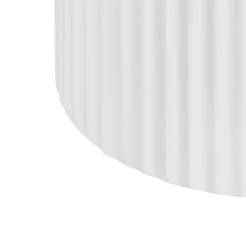 Dolna krawędź donicy RC65 w kolorze biały mat