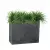 Trawy w donicy D272L 75x31x60 cm w kolorze grafitowy beton