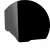 Dolna krawędź donicy D972L w kolorze czarny połysk