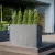 Donica na taras D272B 120x31x76 cm grafitowy beton