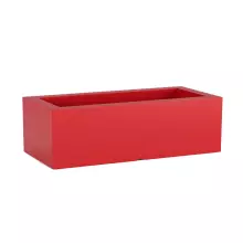 Czerwona donica na szafkę OFFICE POT M